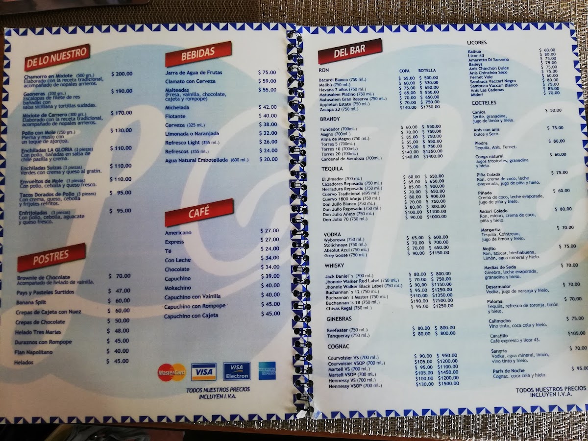Café La Gloria Menu - Image 5