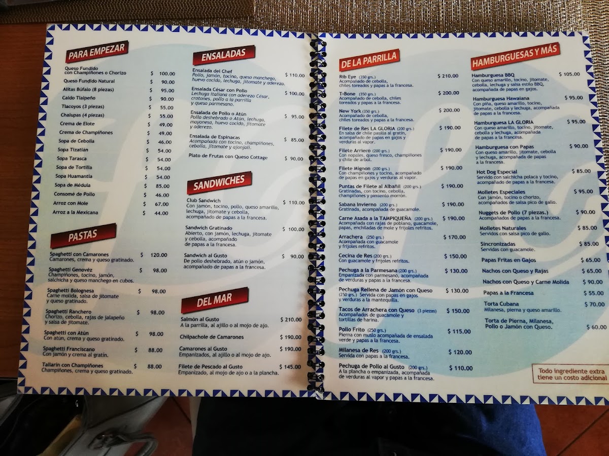 Café La Gloria Menu - Image 6